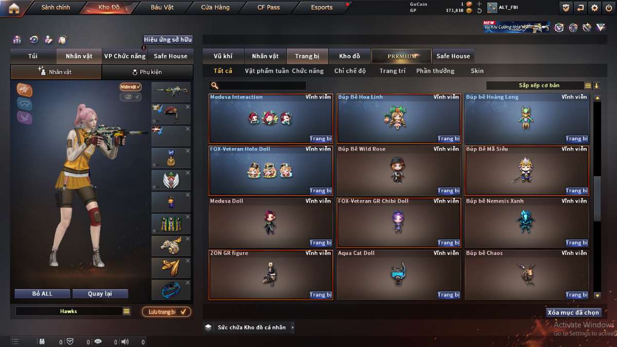shop acc cf uy tin gia re